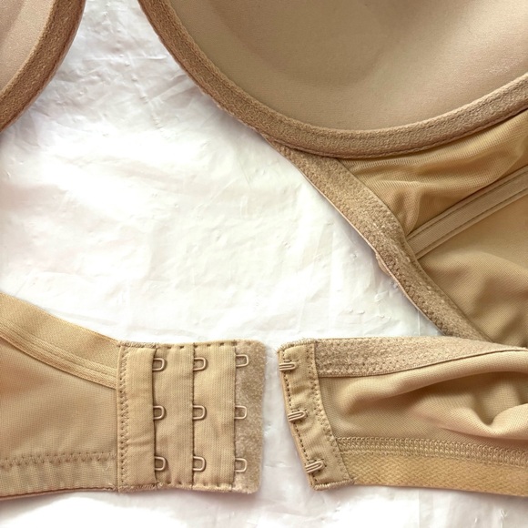 NWOT Cacique tan nude Smooth Boost Plunge Seamless Bra SZ 42C - Picture 9 of 13